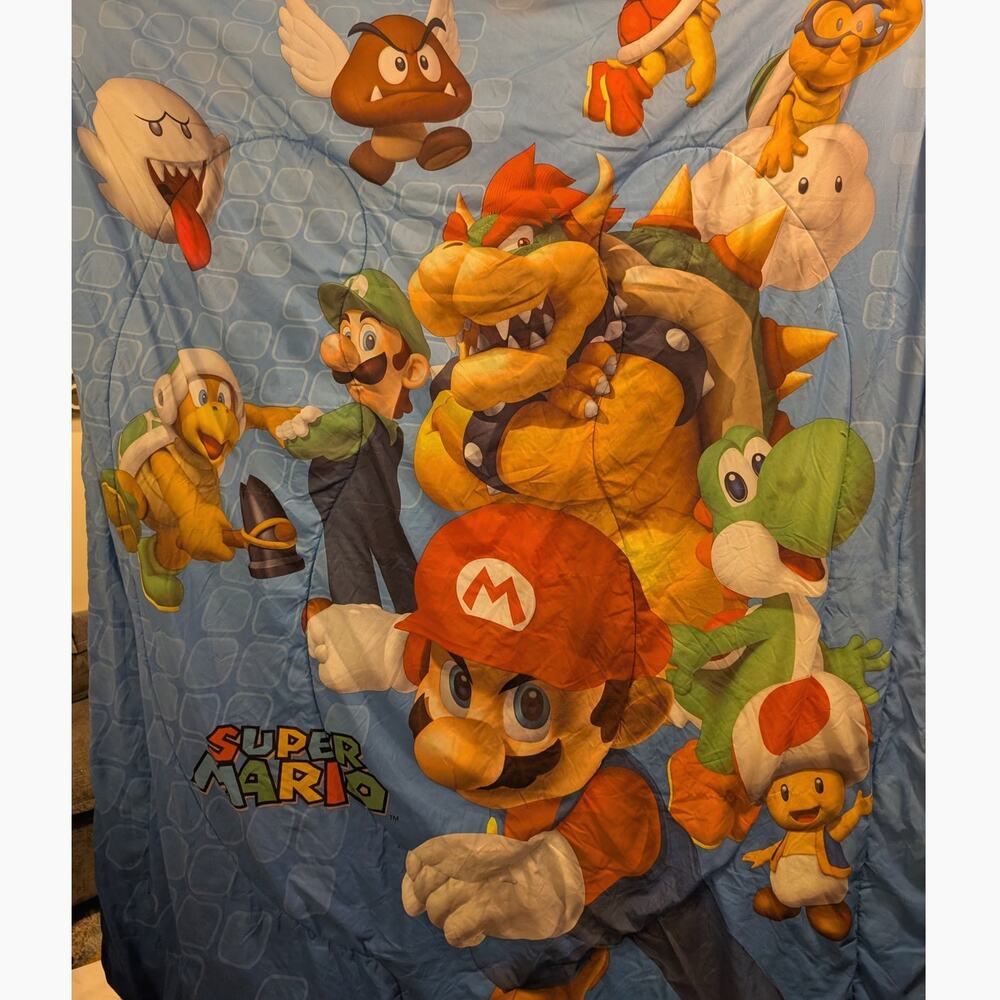 Super Mario Comforter Bedding for Kids
